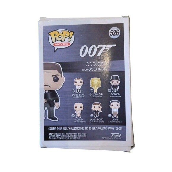 Funko POP! 007 ODDJOB From Goldfinger Target Exclusive Vinyl Figure 526 - Picture 5 of 8